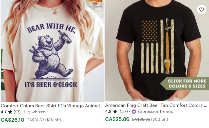 欧洲杯+啤酒节带火一波Etsy定制周边，多品类可做！